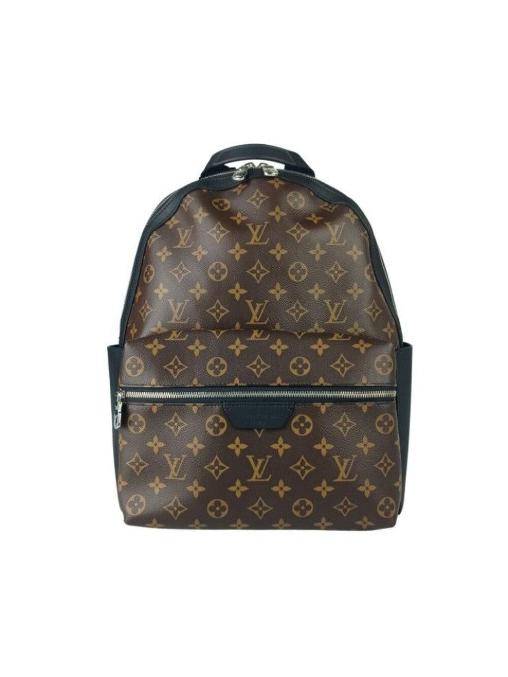 Louis Vuitton Backpack Discovery Brown Monogram Macassar Silver